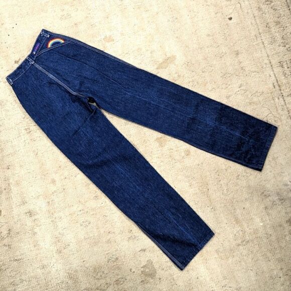 70's Rainbow Straight Wide Denim - Picture 8 of 8